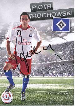 Piotr Trochowski   Hamburger SV  Fußball Autogrammkarte original signiert 