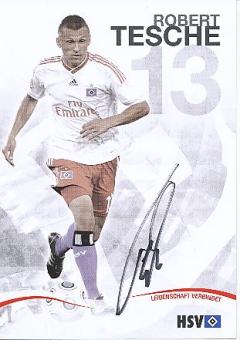 Robert Tesche   Hamburger SV  Fußball Autogrammkarte original signiert 