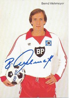 Bernd Wehmeyer  Hamburger SV  Fußball Autogrammkarte original signiert 