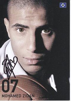 Mohamed Zidan  Hamburger SV  Fußball Autogrammkarte original signiert 