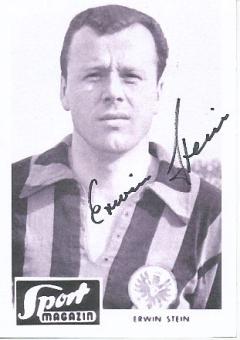 Erwin Stein      Eintracht Frankfurt  Fußball Autogrammkarte original signiert 