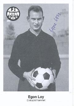Egon Loy    Eintracht Frankfurt  Fußball Autogrammkarte original signiert 