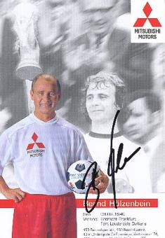 Bernd Hölzenbein    Eintracht Frankfurt  Fußball Autogrammkarte original signiert 