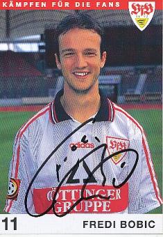 Fredi Bobic   VFB Stuttgart  Fußball Autogrammkarte original signiert 