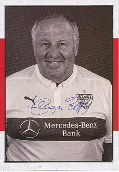 Hans "Buffy" Ettmayer † 2023   VFB Stuttgart  Fußball Autogrammkarte original signiert 