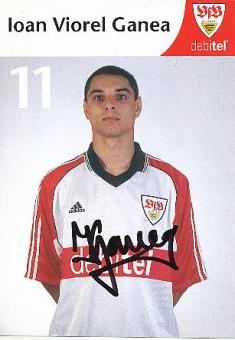Ioan Viorel Ganea  1999/2000  VFB Stuttgart  Fußball Autogrammkarte original signiert 