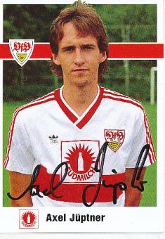 Axel Jüptner † 1998  1989/90  VFB Stuttgart  Fußball Autogrammkarte original signiert 