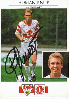 Adrian Knup   VFB Stuttgart  Fußball Autogrammkarte original signiert 