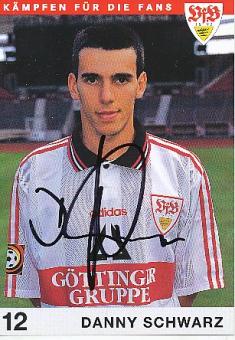 Danny Schwarz  1997/98   VFB Stuttgart  Fußball Autogrammkarte original signiert 