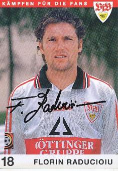 Florin Raducioiu  1997/98   VFB Stuttgart  Fußball Autogrammkarte original signiert 