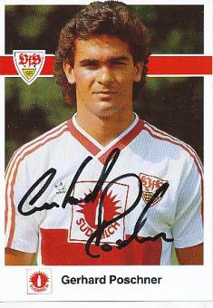 Gerhard Poschner   1994/95   VFB Stuttgart  Fußball Autogrammkarte original signiert 