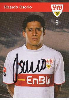 Ricardo Osorio  2006/2007  VFB Stuttgart  Fußball Autogrammkarte original signiert 