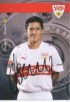 Ricardo Osorio  2007/2008  VFB Stuttgart  Fußball Autogrammkarte original signiert 