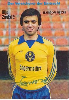 Ilija Zavisic  Eintracht Braunschweig  Fußball Autogrammkarte original signiert 