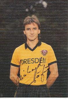 Reinhard Häfner † 2016  Dynamo Dresden  Fußball Autogrammkarte original signiert 