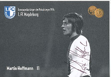 Martin Hoffmann  FC Magdeburg  Fußball Autogrammkarte original signiert 