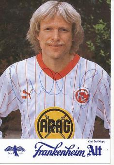 Karl Del`Haye  Fortuna Düsseldorf  Fußball Autogrammkarte original signiert 