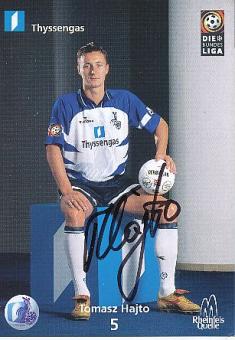 Tomasz Hajto   MSV Duisburg  Fußball Autogrammkarte original signiert 