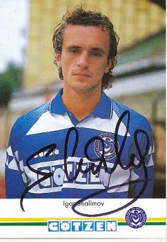 Igor Shalimov   MSV Duisburg  Fußball Autogrammkarte original signiert 