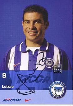 Luizao  Hertha BSC Berlin  Fußball Autogrammkarte  original signiert 