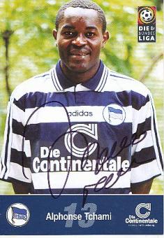 Alphonse Tchami Hertha Berlin  Hertha BSC Berlin  Fußball Autogrammkarte  original signiert 