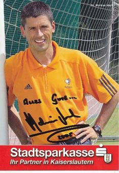 Markus Merk  DFB Schiedsrichter  Fußball Autogrammkarte  original signiert 