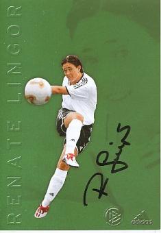 Renate Lingor  DFB  Frauen  Fußball Autogrammkarte  original signiert 