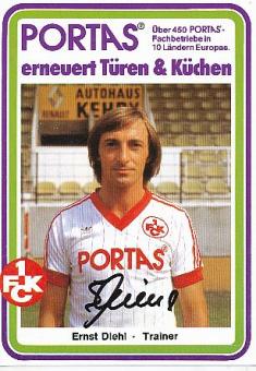 Ernst Diehl   FC Kaiserslautern Fußball Autogrammkarte original signiert 