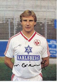 Norbert Eilenfeldt   FC Kaiserslautern Fußball Autogrammkarte original signiert 