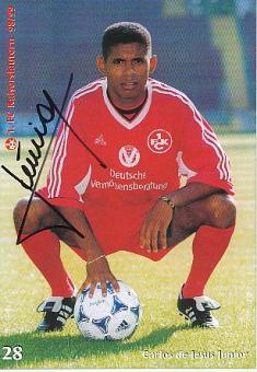 Carlos de Jesus Junior   FC Kaiserslautern Fußball Autogrammkarte original signiert 