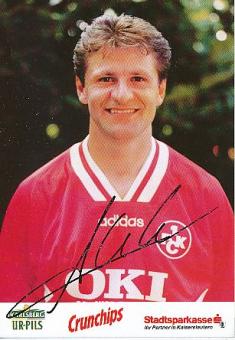 Roger Lutz   FC Kaiserslautern Fußball Autogrammkarte original signiert 