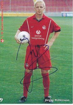 Jörgen Pettersson   FC Kaiserslautern Fußball Autogrammkarte original signiert 
