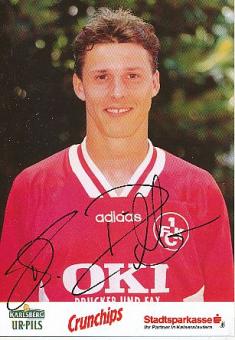 Thomas Ritter    FC Kaiserslautern Fußball Autogrammkarte original signiert 