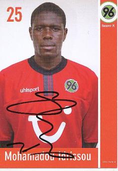 Mohamadou Idrissou   Hannover 96  Fußball Autogrammkarte original signiert 