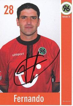 Fernando  Hannover 96  Fußball Autogrammkarte original signiert 