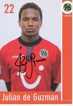Julian de Guzman  Hannover 96  Fußball Autogrammkarte original signiert 