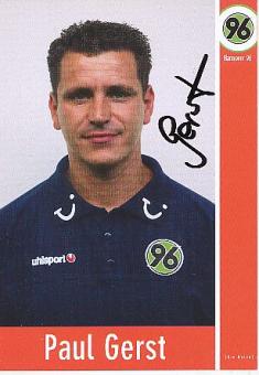 Paul Gerst  Hannover 96  Fußball Autogrammkarte original signiert 