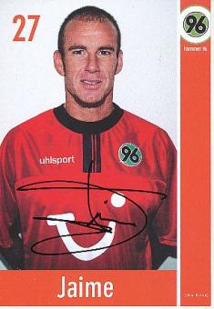 Jaime  Hannover 96  Fußball Autogrammkarte original signiert 