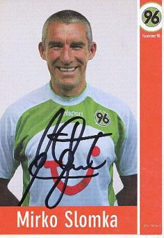 Mirko Slomka  Hannover 96  Fußball Autogrammkarte original signiert 