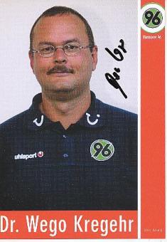 Dr.Wego Kregehr  Hannover 96  Fußball Autogrammkarte original signiert 