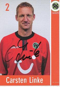 Carsten Linke  Hannover 96  Fußball Autogrammkarte original signiert 
