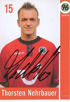 Thorsten Nehrbauer  Hannover 96  Fußball Autogrammkarte original signiert 