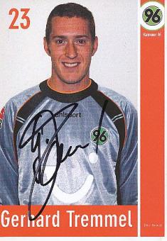 Gerhard Tremmel  Hannover 96  Fußball Autogrammkarte original signiert 