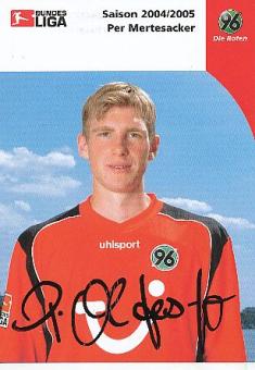 Per Mertesacker   Hannover 96  Fußball Autogrammkarte original signiert 