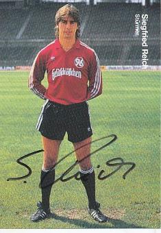 Siegfried Reich   Hannover 96  Fußball Autogrammkarte original signiert 