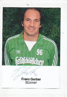 Franz Gerber   Hannover 96  Fußball Autogrammkarte original signiert 