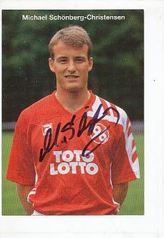 Michael Schönberg Christensen   Hannover 96  Fußball Autogrammkarte original signiert 