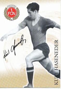 Kurt Haseneder  FC Nürnberg  Fußball Autogrammkarte original signiert 
