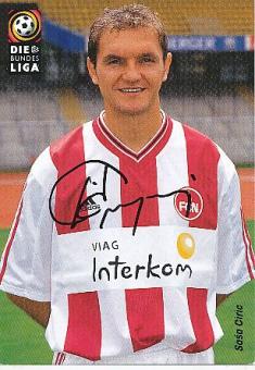 Sasa Ciric  FC Nürnberg  Fußball Autogrammkarte original signiert 