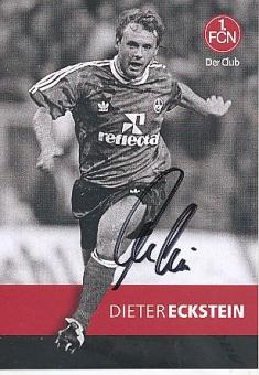 Dieter Eckstein  FC Nürnberg  Fußball Autogrammkarte original signiert 